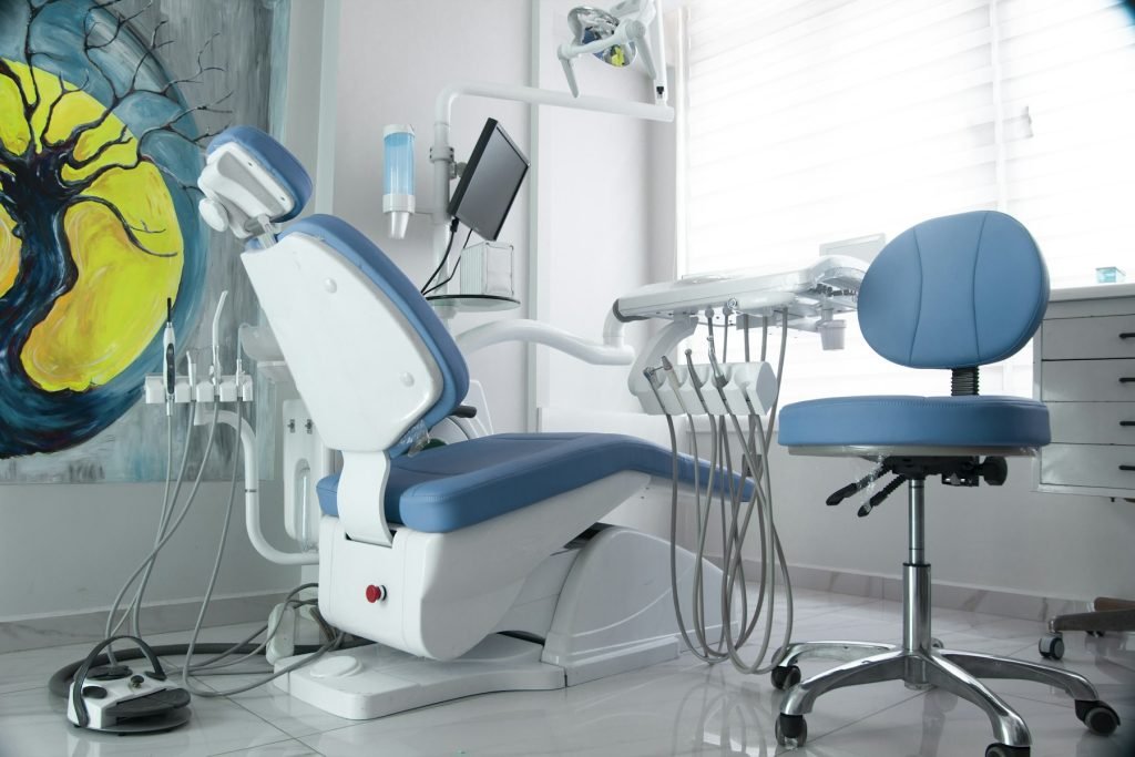 A calm, modern dental treatment room